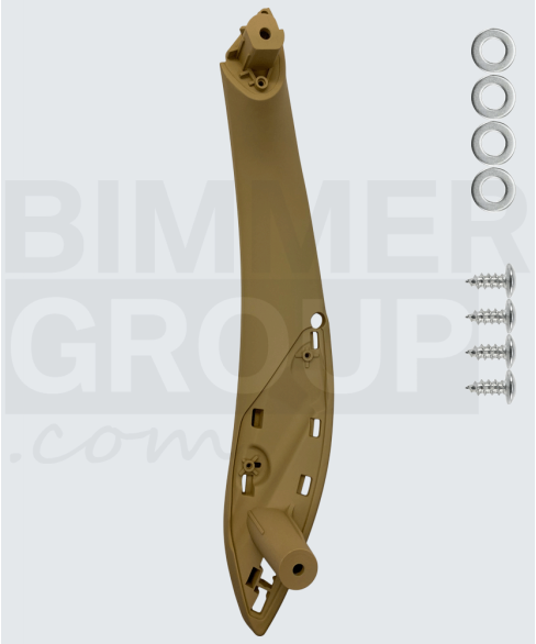 Poignée de porte côté passager beige pour BMW Série 3, Série 4, M3, M4 (F30/F31/F32/F33/F34/F36 F80/F82/F83)