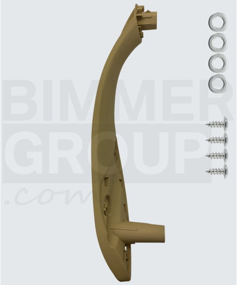 Poignée de porte côté passager beige pour BMW Série 3, Série 4, M3, M4 (F30/F31/F32/F33/F34/F36 F80/F82/F83)
