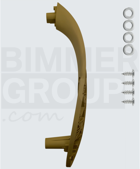 Poignée de porte côté passager beige pour BMW Série 3, Série 4, M3, M4 (F30/F31/F32/F33/F34/F36 F80/F82/F83)