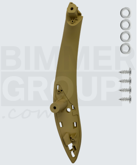 Poignée de porte arrière gauche beige pour BMW Série 3, Série 4, M3, M4 (F30/F31/F34/F36/F80)