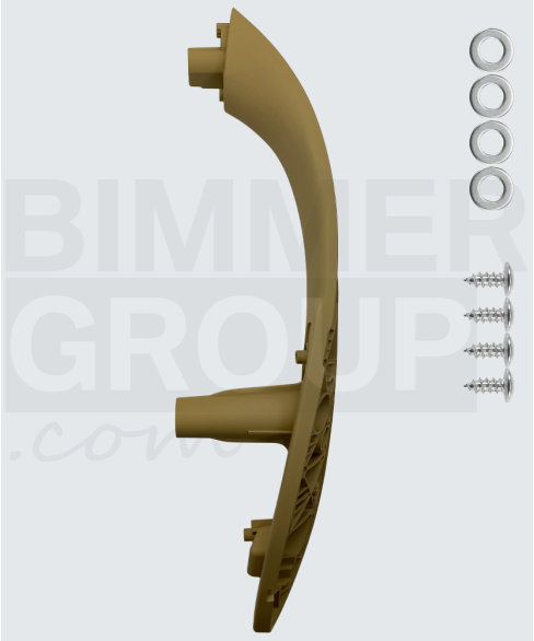 Poignée de porte arrière droite beige pour BMW Série 3, Série 4, M3, M4 (F30/F31/F34/F36/F80)