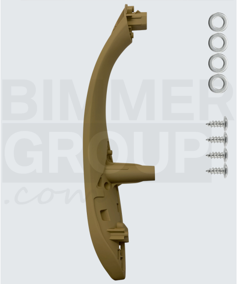Poignée de porte arrière droite beige pour BMW Série 3, Série 4, M3, M4 (F30/F31/F34/F36/F80)