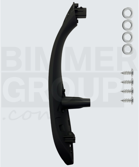 Poignée de porte arrière droite noire pour BMW Série 3, Série 4, M3, M4 (F30/F31/F34/F36/F80)