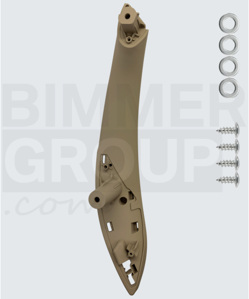poignée de porte arrière gauche oyster pour BMW Série 3, Série 4, M3, M4 (F30/F31/F34/F36/F80)