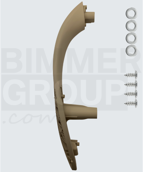 poignée de porte arrière gauche oyster pour BMW Série 3, Série 4, M3, M4 (F30/F31/F34/F36/F80)